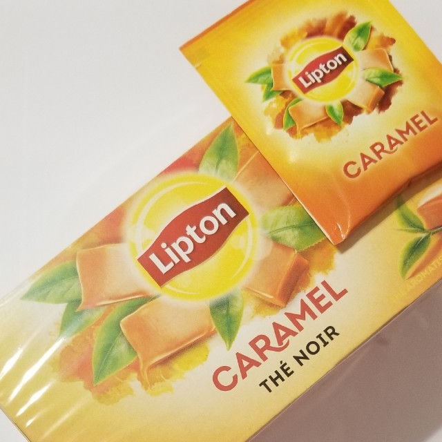 新品 25袋 Lipton Caramel リプトン キャラメル フランス 紅茶 食品/飲料/酒の飲料(茶)の商品写真