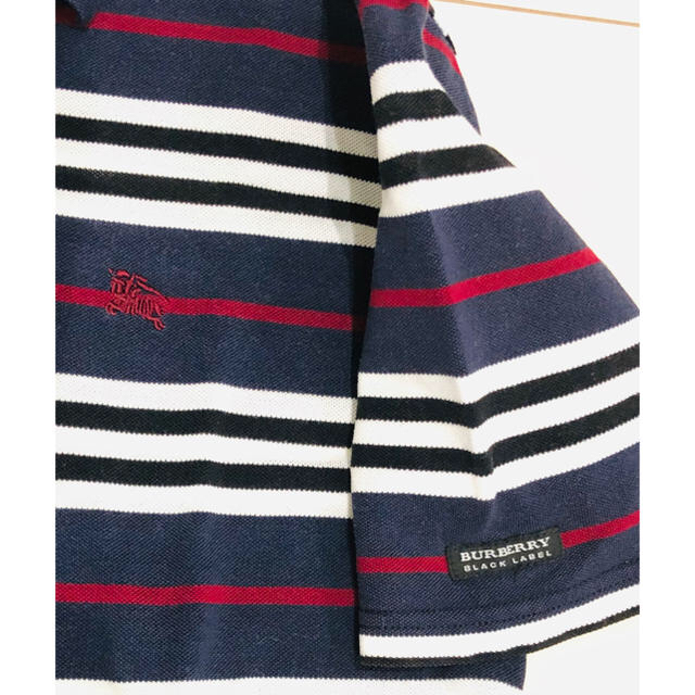 BURBERRY(バーバリー)のBURBERRY BLACK LABEL マルチボーダー ポロシャツ メンズのトップス(ポロシャツ)の商品写真