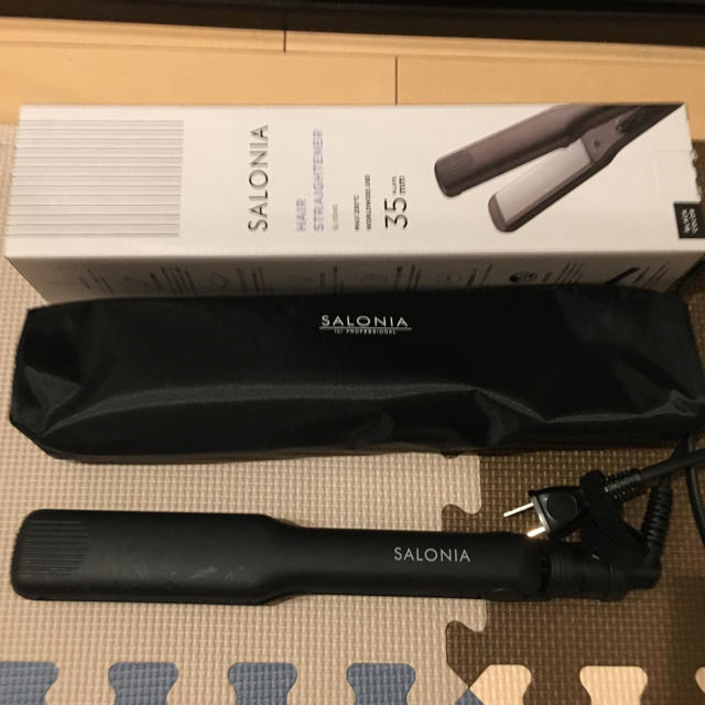 SALON(サロン)の一度のみ使用 SALONIA ストレートヘアアイロン スマホ/家電/カメラの美容/健康(ヘアアイロン)の商品写真