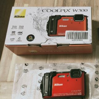 ニコン(Nikon)の【ちゃんさん専用】Nikon ニコン Coolpix w300 オレンジ (コンパクトデジタルカメラ)