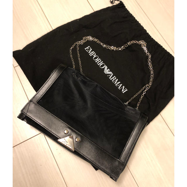 Emporio Armani(エンポリオアルマーニ)の☆新品未使用品☆  エンポリオ・アルマーニ  シースルーバッグ レディースのバッグ(ショルダーバッグ)の商品写真