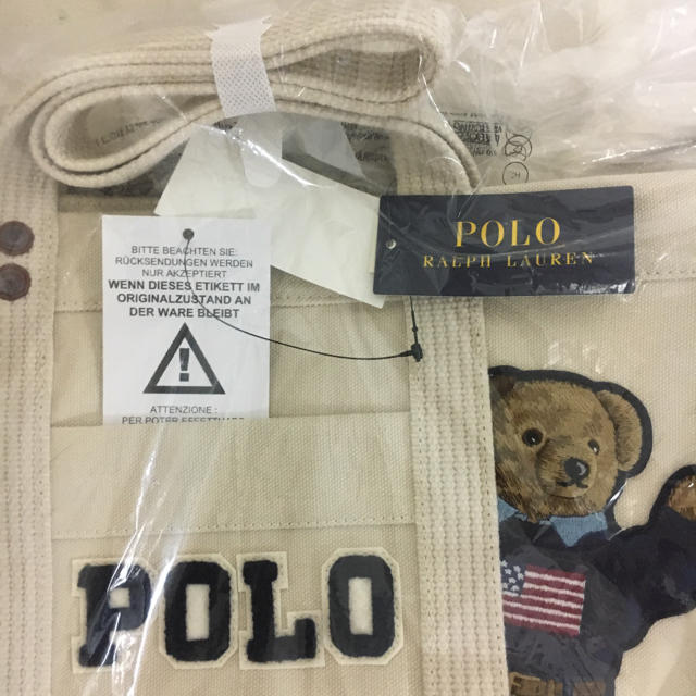 POLO RALPH LAUREN(ポロラルフローレン)のポロ トートバッグ ベア 最終お値下げ レディースのバッグ(トートバッグ)の商品写真