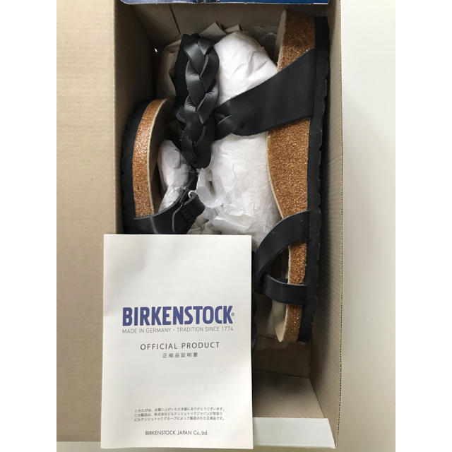 BIRKENSTOCK(ビルケンシュトック)の【値下げしました】【新品】 ビルケンシュトック BIRKENSTOCK 黒 レディースの靴/シューズ(サンダル)の商品写真