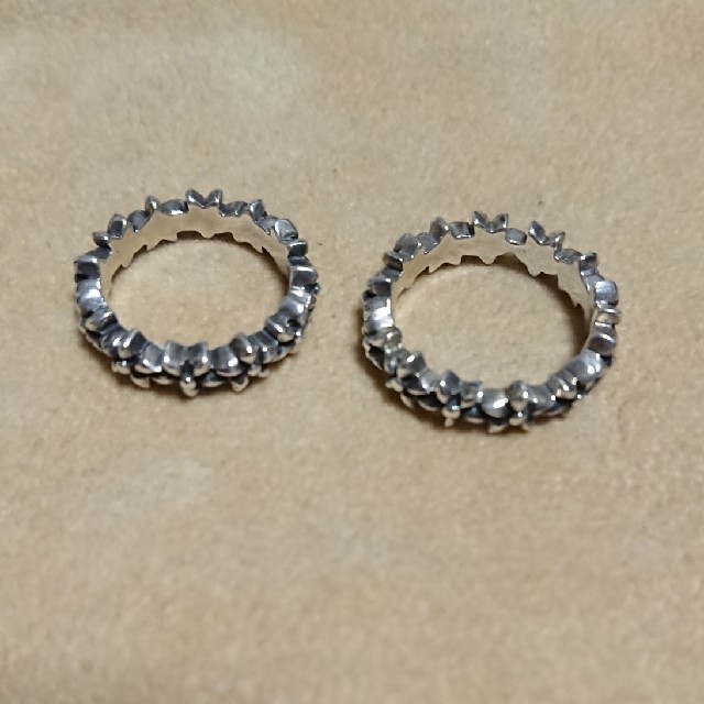 シルバー フラワー リング レディースのアクセサリー(リング(指輪))の商品写真