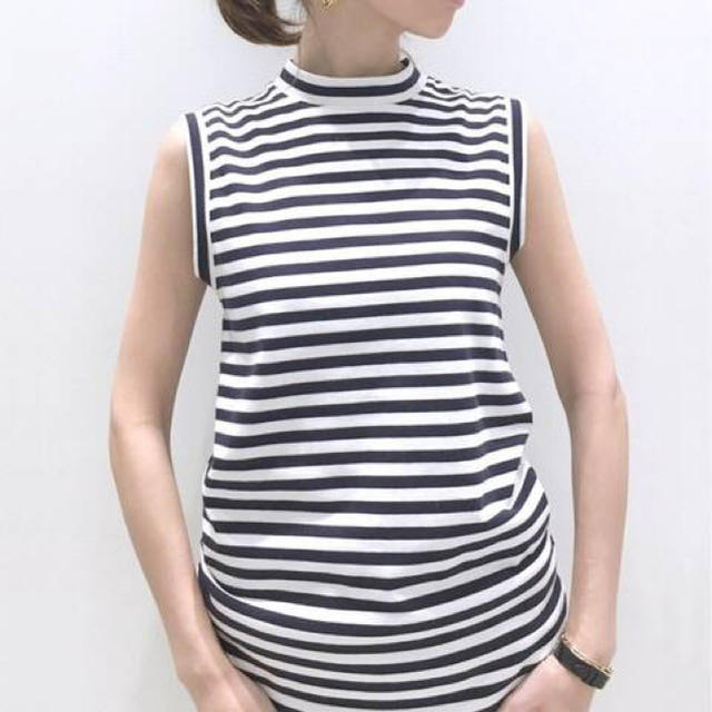 L'Appartement DEUXIEME CLASSE(アパルトモンドゥーズィエムクラス)のMACKINTOSH Border Sleeveless TEE レディースのトップス(Tシャツ(半袖/袖なし))の商品写真