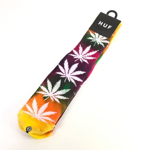 HUF(ハフ)の■HUF ロングソックス 大麻柄 メンズのレッグウェア(ソックス)の商品写真