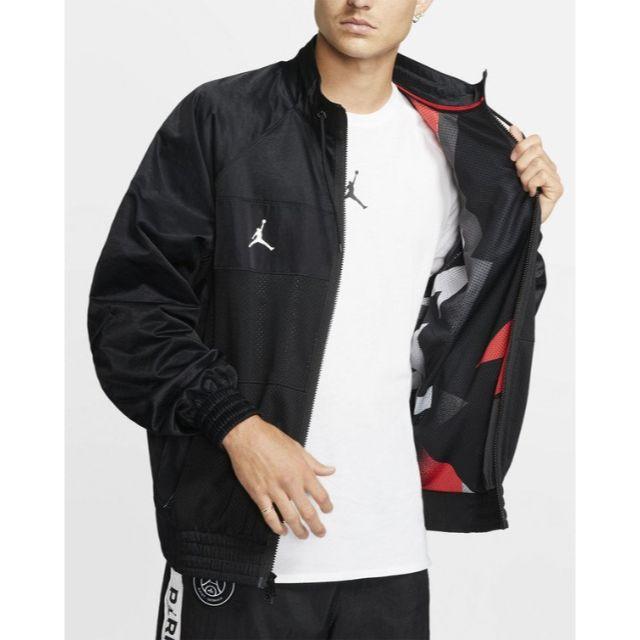 NIKE(ナイキ)のL JORDAN PSG JACKET コラボジャケットBQ8369-010 メンズのジャケット/アウター(ブルゾン)の商品写真