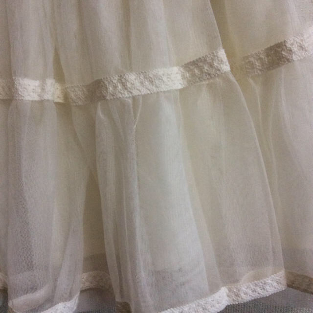 チュールスカート  Lサイズ レディースのスカート(ミニスカート)の商品写真