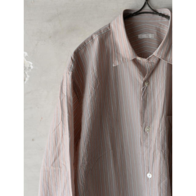COMOLI(コモリ)の【人気】comoli 18ss ピンクストライプ シャツ メンズのトップス(シャツ)の商品写真