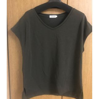 レプシィム(LEPSIM)の今季★レプシム  一度使用 Vネックダーツデザイン Tシャツ(Tシャツ(半袖/袖なし))