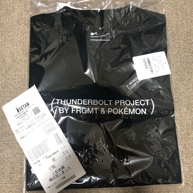 FRAGMENT(フラグメント)のTHUNDERBOLT PROJECT ミュウツー tee 黒 M メンズのトップス(Tシャツ/カットソー(半袖/袖なし))の商品写真