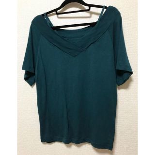 マウジー(moussy)の美品 moussy オフショル Ｔシャツ(カットソー(半袖/袖なし))