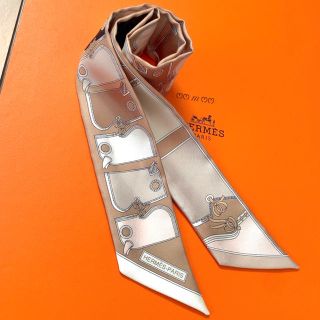 HERMES カマイユ 極美品 ツイリー エルメス ベージュ ピンク