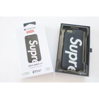 シュプリーム(Supreme)のSupreme Mophie iPhone7 8 and Juice Pack黒(iPhoneケース)