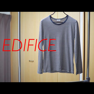 エディフィス(EDIFICE)のEDIFICE ボーダーカットソー ロンT(Tシャツ/カットソー(七分/長袖))