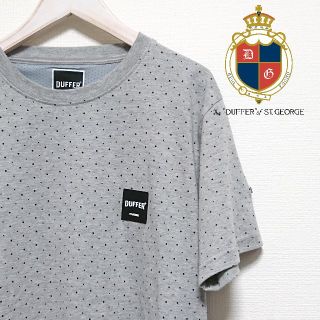 ザダファーオブセントジョージ(The DUFFER of ST.GEORGE)のThe DUFFER of ST.GEORGE /  ドットTシャツ M グレー(Tシャツ/カットソー(半袖/袖なし))