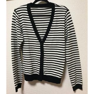 マウジー(moussy)の専用！moussy ボーダーニット カーディガン(カーディガン)