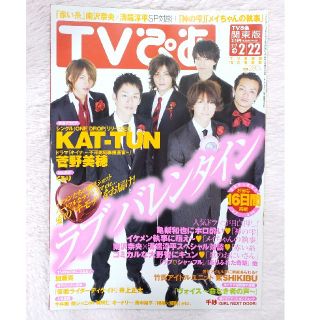 カトゥーン(KAT-TUN)のジャニーズ KAT-TUN TVぴあ 雑誌 バックナンバー(アート/エンタメ/ホビー)