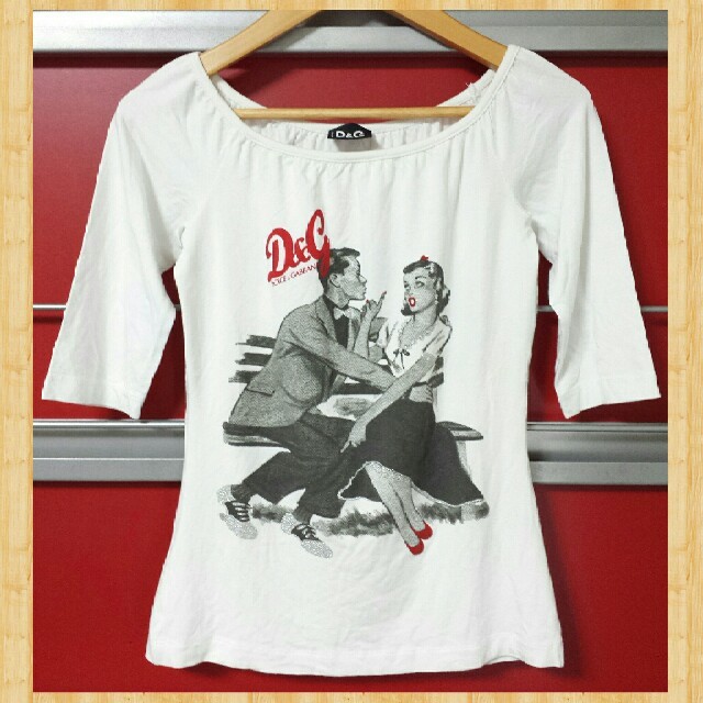 D&G(ディーアンドジー)のD&G DOLCE & GABBANA ドルチェアンドガッバーナ Tシャツ レディースのトップス(Tシャツ(半袖/袖なし))の商品写真