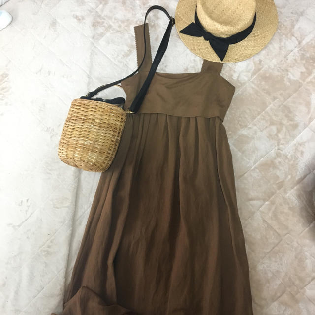 新品♡タグ付き  フレイアイディー バックリボンマキシワンピース