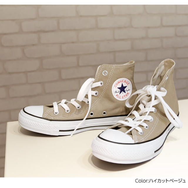 CONVERSE(コンバース)のconverse☆キャンパスオールスターハイカットベージュ6.5 レディースの靴/シューズ(スニーカー)の商品写真