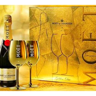 モエエシャンドン(MOËT & CHANDON)のモエシャンドン ゴールドグラス 1個(グラス/カップ)