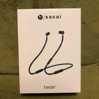 サカイ(sacai)の新品未開封 即発送 sacai beats beatsx 黒 black (ヘッドフォン/イヤフォン)