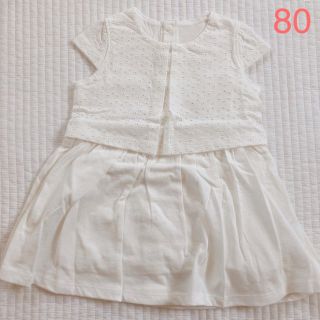 ユニクロ(UNIQLO)の新品☆ユニクロ ワンピース 80(ワンピース)