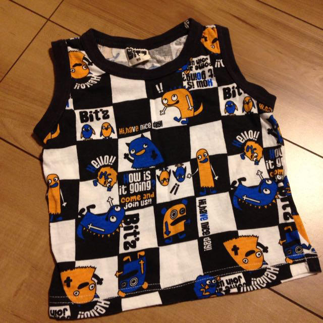 Bit'z(ビッツ)のBITZ 90 タンクトップ キッズ/ベビー/マタニティのキッズ服男の子用(90cm~)(Tシャツ/カットソー)の商品写真