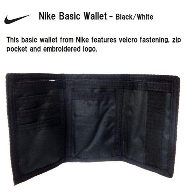 NIKE(ナイキ)の★送料無料★UK直輸入★ナイキ★ウォレット/財布★黒x白★ メンズのファッション小物(折り財布)の商品写真