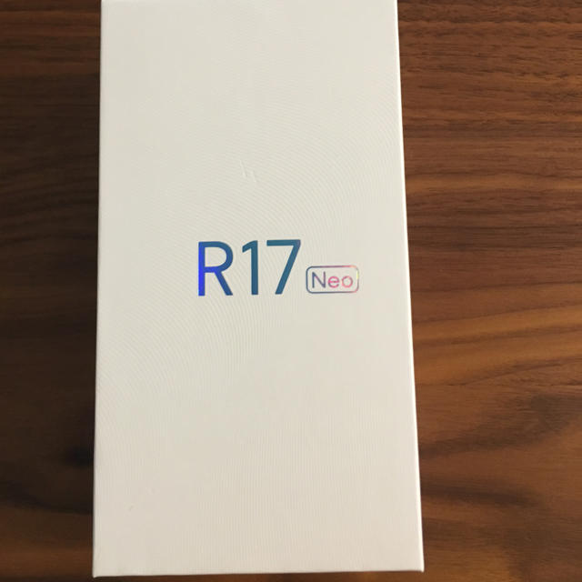 OPPO R17 Neo ブルー SIMフリー 新品未使用 スマホ/家電/カメラのスマートフォン/携帯電話(スマートフォン本体)の商品写真