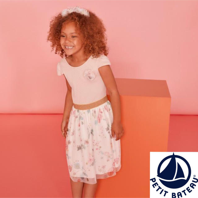 PETIT BATEAU(プチバトー)の【にゅーたいぷ様専用】3ans キッズ/ベビー/マタニティのキッズ服女の子用(90cm~)(ワンピース)の商品写真