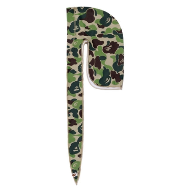 A BATHING APE(アベイシングエイプ)の激レア新品未使用！ BAPE ABCカモDU-RAG緑カモ② メンズの帽子(その他)の商品写真