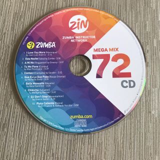 ズンバ(Zumba)のZUMBA CD MEGA MIX 72(スポーツ/フィットネス)