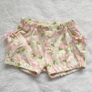 ニシマツヤ(西松屋)の新品□花柄ショートパンツ□80(パンツ)