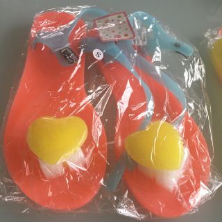 スイマー(SWIMMER)の新品 swimmer 赤 サンダル Sサイズ(ビーチサンダル)