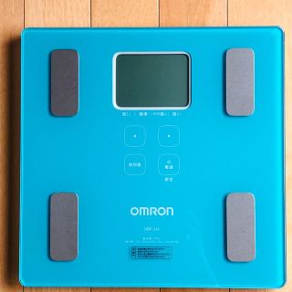 オムロン(OMRON)のオムロン 体重体組成計 （ほぼ未使用）(体重計/体脂肪計)