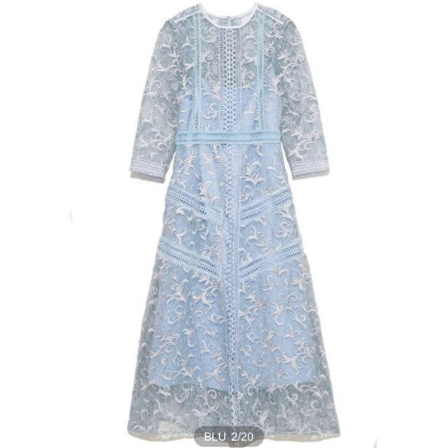 【新品タグ付き】FRAY.IDオーガンジー刺繍ドレス