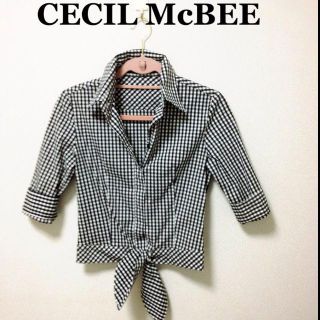 セシルマクビー(CECIL McBEE)のCECIL McBEE♡ギンガムシャツ(シャツ/ブラウス(半袖/袖なし))