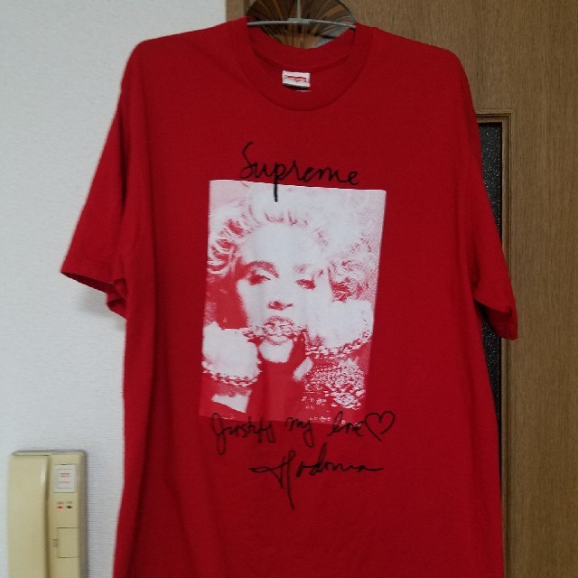 Supreme madonnaマドンナTシャツ 赤 納品書ありTシャツ/カットソー(半袖/袖なし)