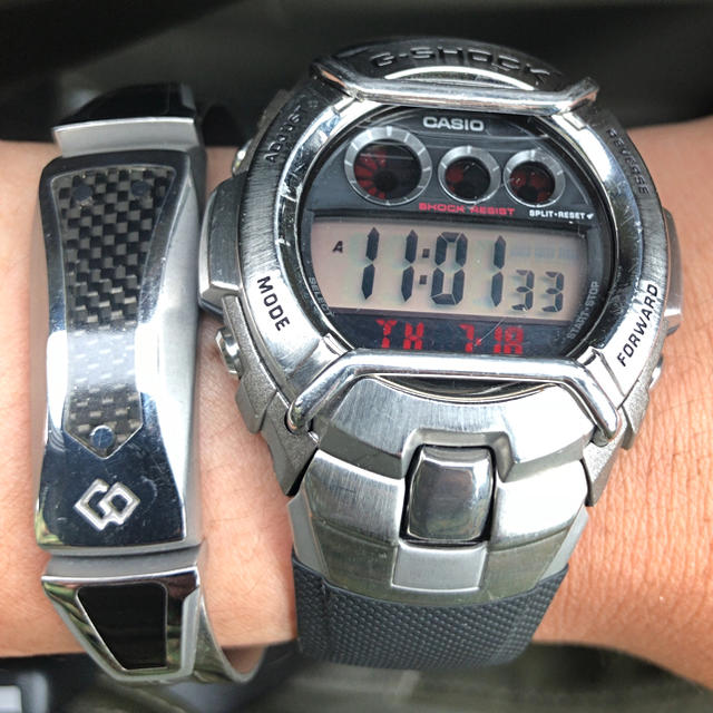 G-SHOCK(ジーショック)のCASIO G-SHOCK ビンテージ メタル 希少カラーデジタル時計電池交換済 メンズの時計(腕時計(デジタル))の商品写真