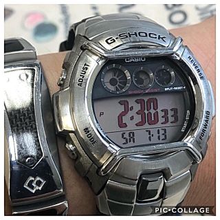 ジーショック(G-SHOCK)のCASIO G-SHOCK ビンテージ メタル 希少カラーデジタル時計電池交換済(腕時計(デジタル))