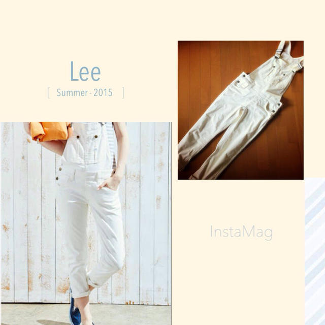 Lee(リー)のLEE♡スキニーオーバーオール レディースのパンツ(サロペット/オーバーオール)の商品写真