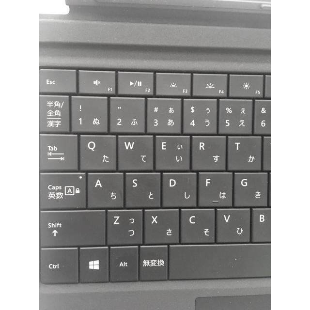 Microsoft(マイクロソフト)のsurface3などに タイプカバーキーボード 黒 MODEL:1654 スマホ/家電/カメラのPC/タブレット(PC周辺機器)の商品写真