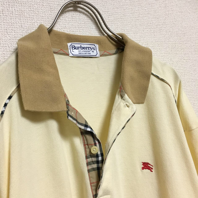 BURBERRY(バーバリー)の激レア 90年代 バーバリー(BURBERRY) ノバチェック ポロ シャツ メンズのトップス(ポロシャツ)の商品写真