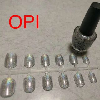 オーピーアイ(OPI)の新品　ネイルチップ　つけ爪　OPI ラメ!　厚塗り(つけ爪/ネイルチップ)