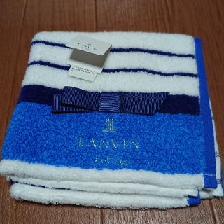 ランバンオンブルー(LANVIN en Bleu)のSALE新品タオルハンカチ(ハンカチ)