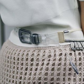 アメリヴィンテージ(Ameri VINTAGE)のAMERI CLEAR METAL ANTIQUE BELT(ベルト)