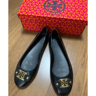 トリーバーチ(Tory Burch)の超美品 トリーバーチ フラットシューズ レインシューズ(バレエシューズ)