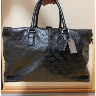 コーチ(COACH)の最終値下げ‼️ COACH オプアート キャリオール ボストンバッグ(ボストンバッグ)